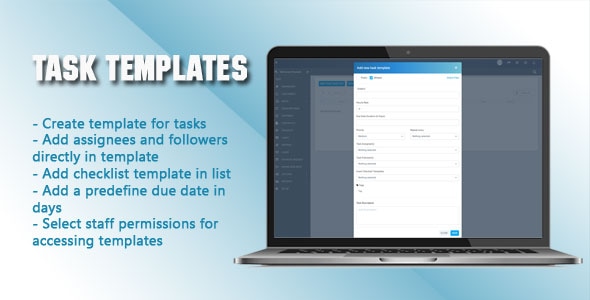 Task Templates for Perfex CRM Task Templates for Perfex CRM
