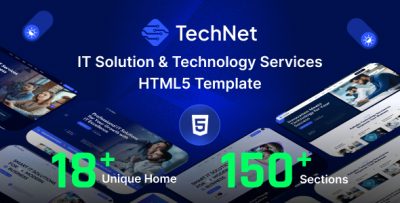 Technet - IT Solutions & Technology HTML5 Template
