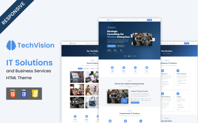 Techvision - IT Solutions and Business Services HTML Theme