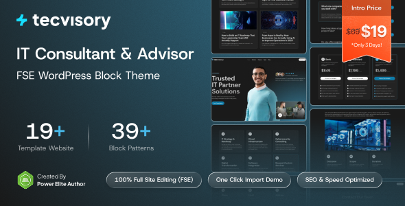 Tecvisory - IT Consultant & Advisory Gutenverse FSE WordPress Block Theme Tecvisory - IT Consultant & Advisory Gutenverse FSE WordPress Block Theme