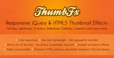 ThumbFx - Responsive jQuery Thumbnail Effects