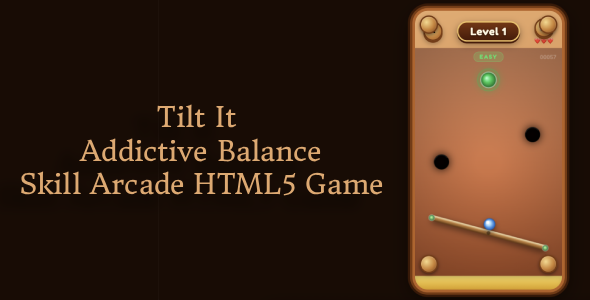 Tilt It - Addictive Balance & Skill Arcade HTML5 Game Tilt It - Addictive Balance & Skill Arcade HTML5 Game
