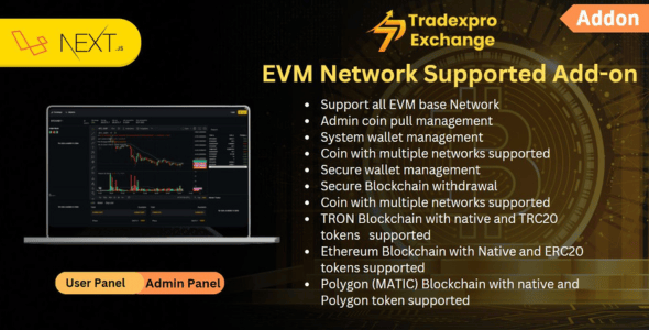 Tradexpro-EVM Network Supported Addon Tradexpro-EVM Network Supported Addon