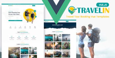 Travelin - Travel Tour Booking Vue Templates