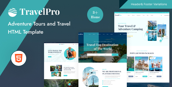 TravelPro - Adventure Tour and Travel Agency HTML Template TravelPro - Adventure Tour and Travel Agency HTML Template