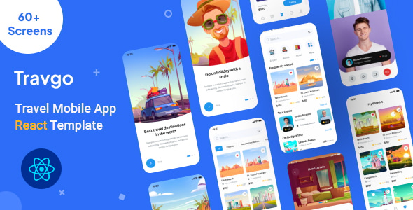 Travgo - Travel Mobile App React Next js Template Travgo - Travel Mobile App React Next js Template