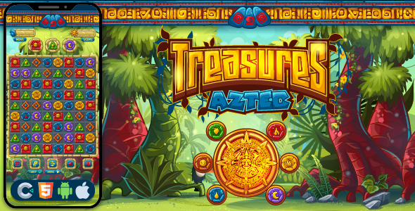 Treasure Aztec - Html5 game, Construct 3 Treasure Aztec - Html5 game, Construct 3