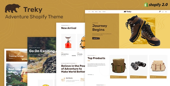 Treky - Trekking & Adventure Store Shopify Theme Treky - Trekking & Adventure Store Shopify Theme