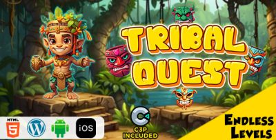 Tribal Quest HTML5 Construct 3 Game