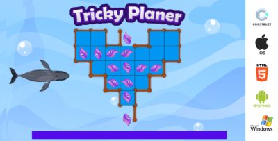Tricky Planner - Logic Puzzle and Brain Game Template in Construct 3