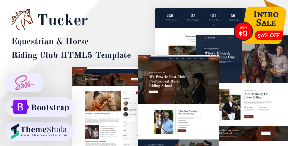 Tucker - Equestrian & Horse Riding Club HTML Template Tucker - Equestrian & Horse Riding Club HTML Template