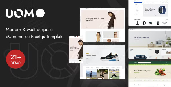 Uomo - Multipurpose Shop & eCommerce NextJs Template Uomo - Multipurpose Shop & eCommerce NextJs Template