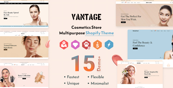 Vantage - Beauty Cosmetics Shopify Theme - Multilanguage - RTL Support Vantage - Beauty Cosmetics Shopify Theme - Multilanguage - RTL Support