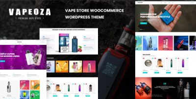 Vapeoza - Vape Store WooCommerce WordPress Theme