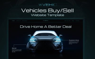 Vehic: Ultimate Car Dealer Elementor Website Template