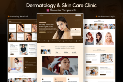 Velinae - Dermatology & Skin Care Elementor Template Kit