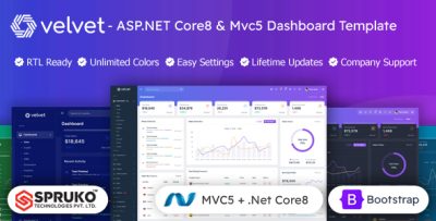 Velvet - Dotnet Bootstrap Admin Dashboard Template