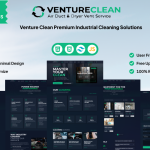 Venture Clean Premium Industrial Cleaning Solutions HTML Template