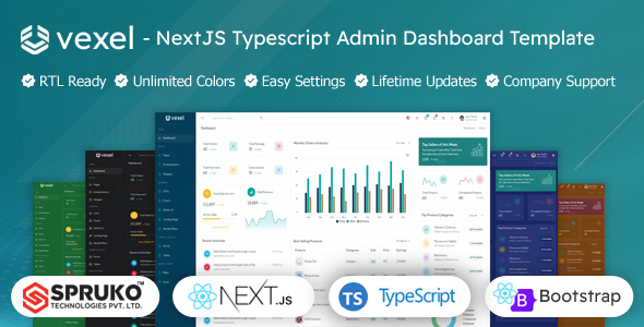 Vexel - Next js Typescript Dashboard Template Vexel - Next js Typescript Dashboard Template