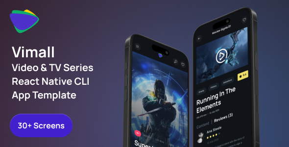 Vimall - React Native CLI Movie & TV Series App Template Vimall - React Native CLI Movie & TV Series App Template
