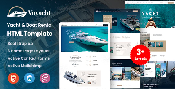 Voyacht - Yacht and Boat Rental HTML Template Voyacht - Yacht and Boat Rental HTML Template