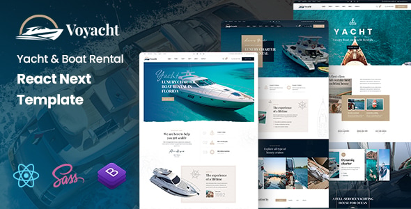 Voyacht - Yacht and Boat Rental React NextJs Template Voyacht - Yacht and Boat Rental React NextJs Template