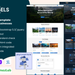 Voyagels - Responsive Travel and Tour Agency Landing Page Template (HTML, Bootstrap 5)
