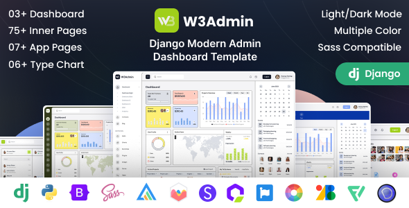 W3Admin - Django Modern Admin Dashboard Template W3Admin - Django Modern Admin Dashboard Template
