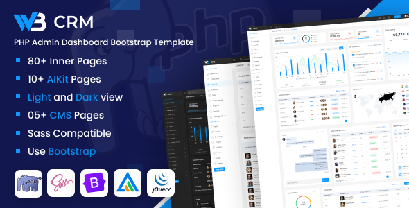 W3CRM - PHP Admin Dashboard Bootstrap Template W3CRM - PHP Admin Dashboard Bootstrap Template