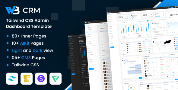 W3CRM - Tailwind CSS Admin Dashboard Template W3CRM - Tailwind CSS Admin Dashboard Template