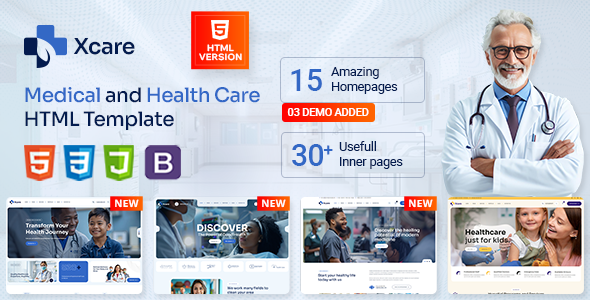 Xcare - Medical and Health Care HTML Template Xcare - Medical and Health Care HTML Template