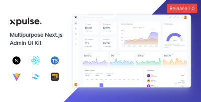 Xpulse - Multipurpose Next.js andTailwind CSS Admin UI Kit