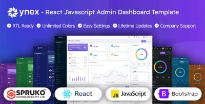 Ynex - Javascript Reactjs Dashboard Template