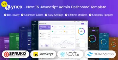 Ynex - NextJS Tailwind Dashboard Admin Panel Template