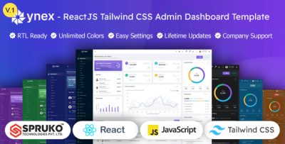 Ynex - React JS Admin Dashboard Tailwind Template