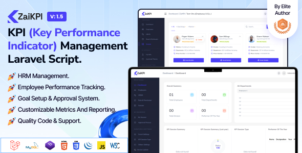 ZaiKPI - KPI (Key Performance Indicator) Management Laravel Script. ZaiKPI - KPI (Key Performance Indicator) Management Laravel Script.