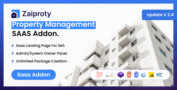 Zaiproty - Property Management SAAS Addon Zaiproty - Property Management SAAS Addon