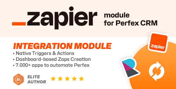 Zapier module for Perfex CRM - Workflow Automation Zapier module for Perfex CRM - Workflow Automation