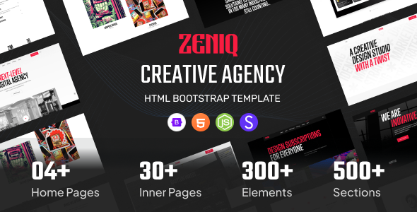 Zeniq - Creative Agency & Portfolio HTML Template Zeniq - Creative Agency & Portfolio HTML Template