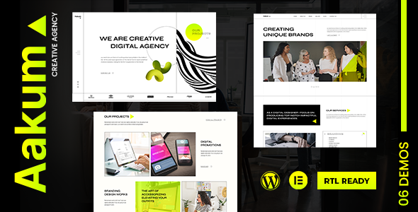 Aakum - Creative Agency WordPress Aakum - Creative Agency WordPress