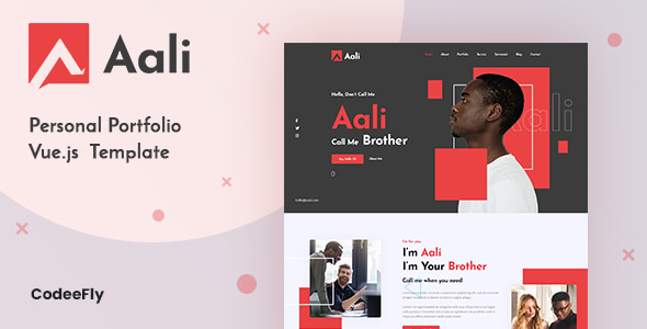 Aali - Personal Portfolio Vue Template Aali - Personal Portfolio Vue Template