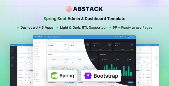 Abstack - Spring Boot Admin & Dashboard Template Abstack - Spring Boot Admin & Dashboard Template