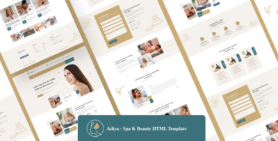 Adiya - Spa & Beauty HTML Template