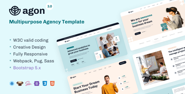 Agon - Multipurpose Agency Bootstrap 5 Template Agon - Multipurpose Agency Bootstrap 5 Template