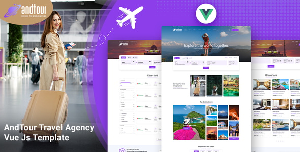 AndTour - Travel Agency Vue Js Template AndTour - Travel Agency Vue Js Template