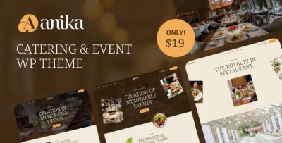 Anika - Catering & Event WordPress Theme