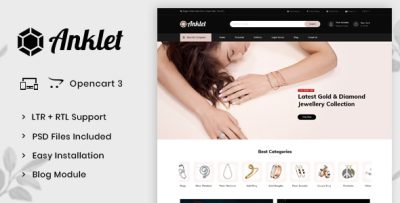 Anklet - Multipurpose OpenCart 3 Theme