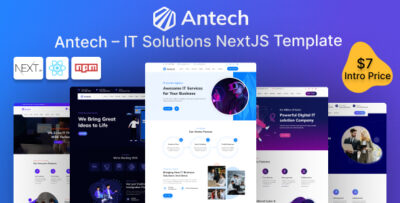 Antech - IT Service & IT Solutions React Nextjs Template