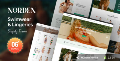 Ap Norden - Swimwear & Lingeries  Shopify Theme