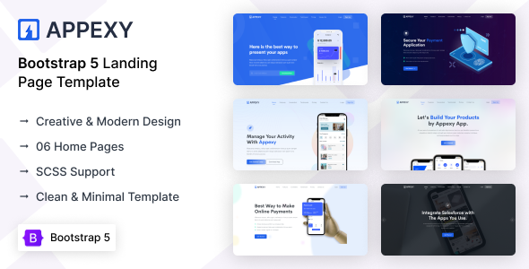 Appexy - Landing & Admin Dashboard Template Appexy - Landing & Admin Dashboard Template